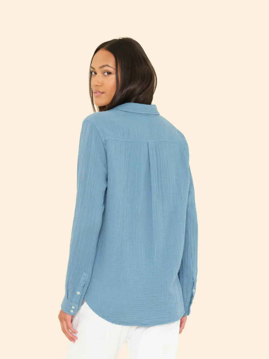 Harbor Blue Scout Shirt- Xirena