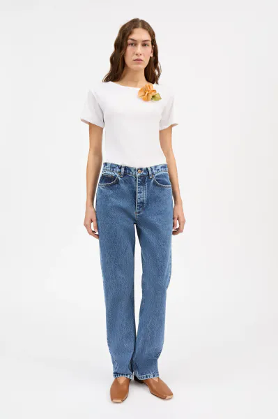Hovedbilde Sharon straight jeans - Slouchy Blue  - Skall ...