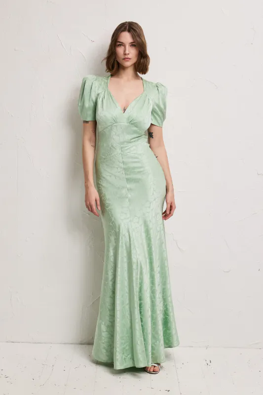 LESLIE JACQUARD MINT - PIA TJELTA 