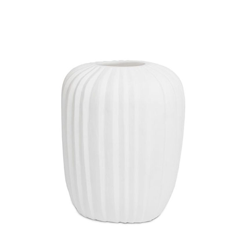 Manakara Vase-White - Guaxs