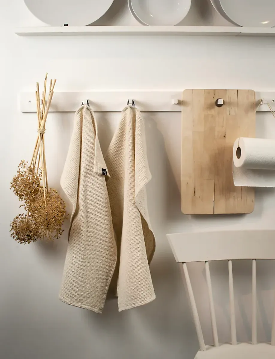 HETTY KITCHEN TOWEL OATMEAL 2 PACK- HIMLA 