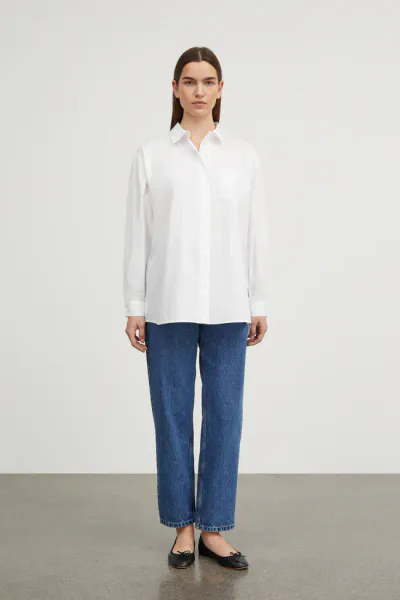 Hovedbilde Edgar Shirt - Optic White - Skall Studio