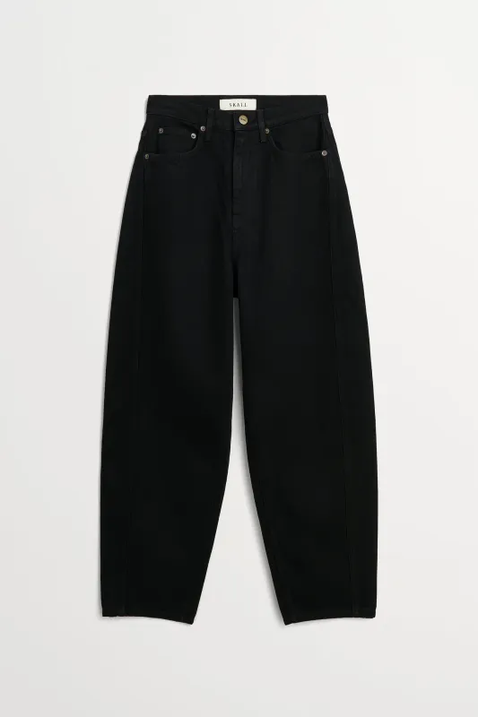 Bille barrel jeans - Black - Skall Studio