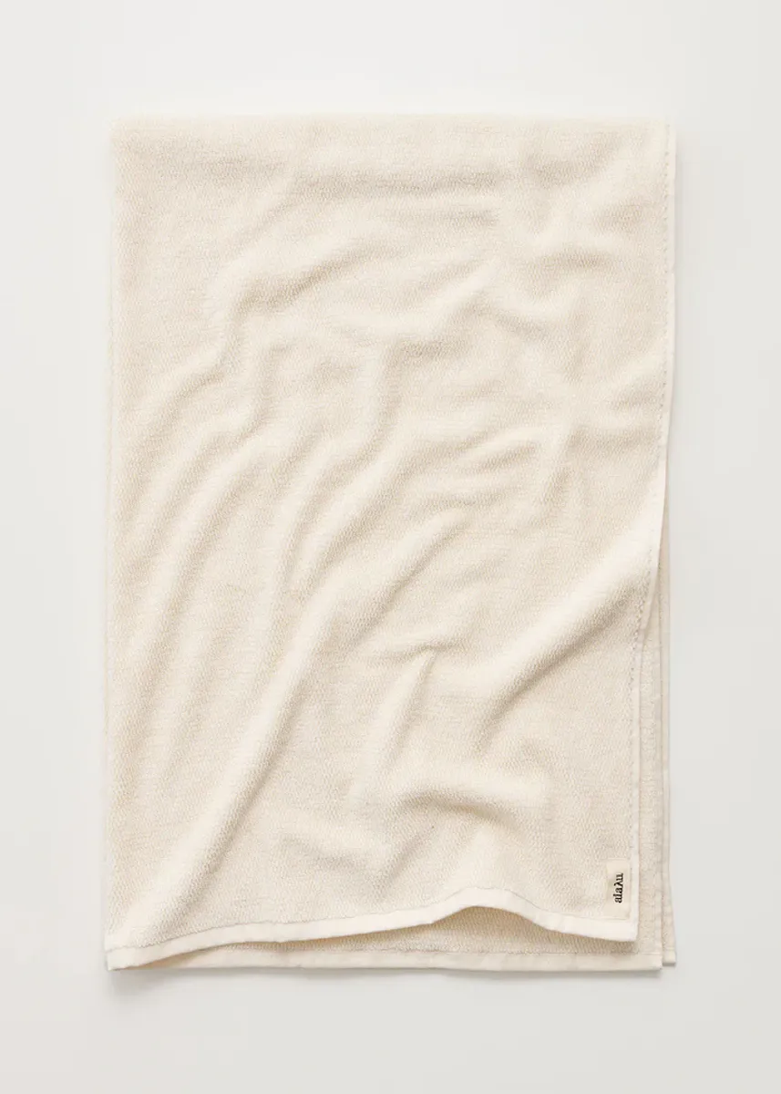 Cotton towel - 50x90 - Pure ecru - Aiayu