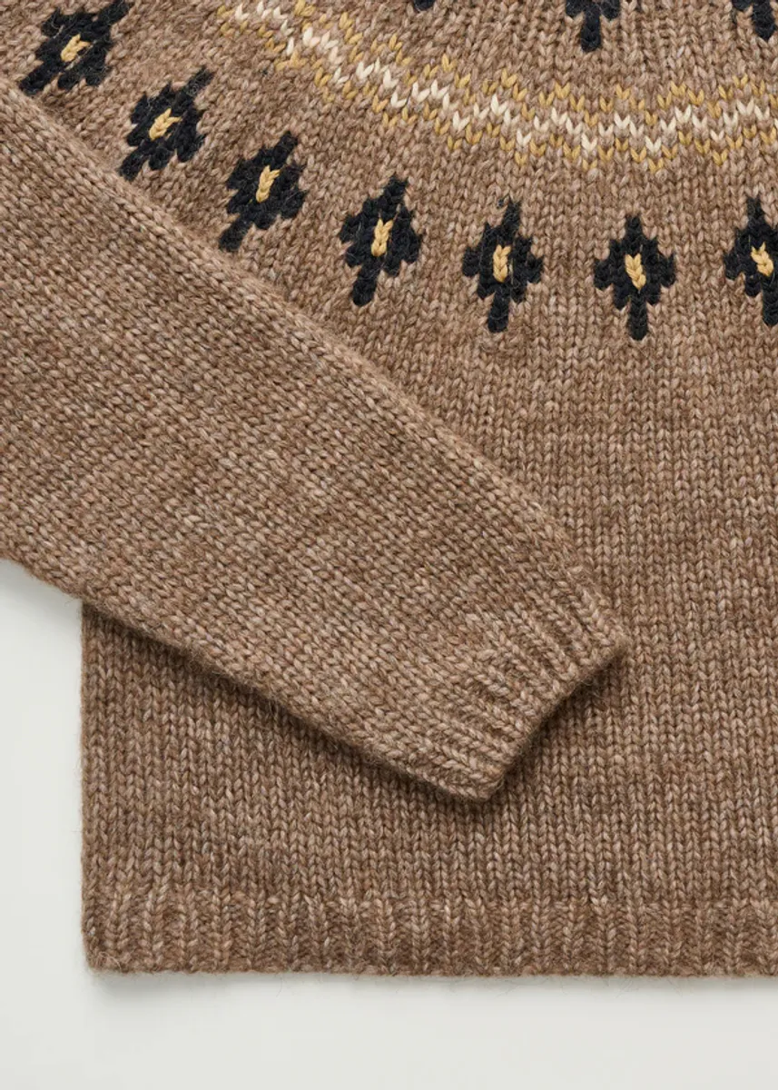  Wyn sweater – llama wool | Mix Pure Brownie - Aiayu