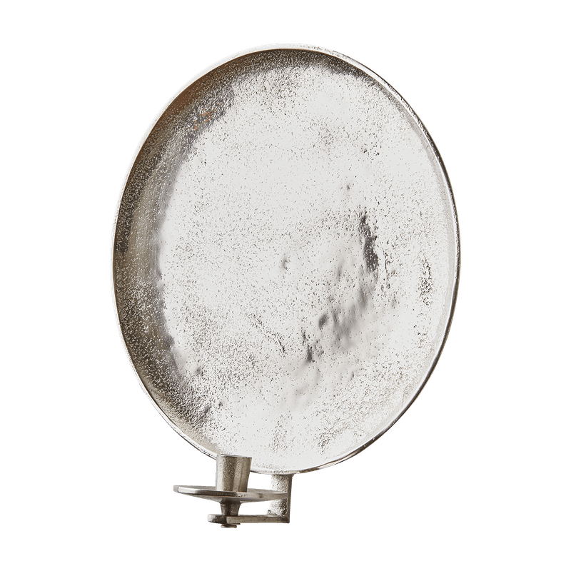 CARTER Wall candle holder M, Nickel Colour - Aos