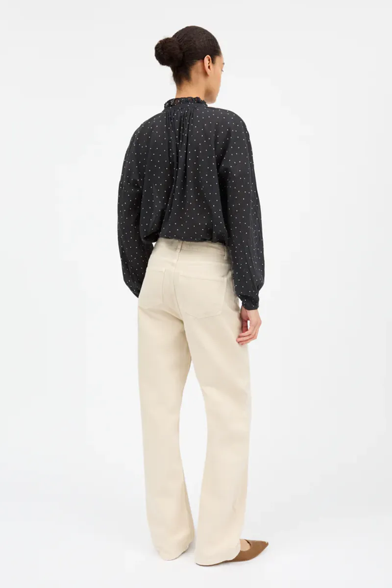 Hannah shirt - Black/white - Skall Studio