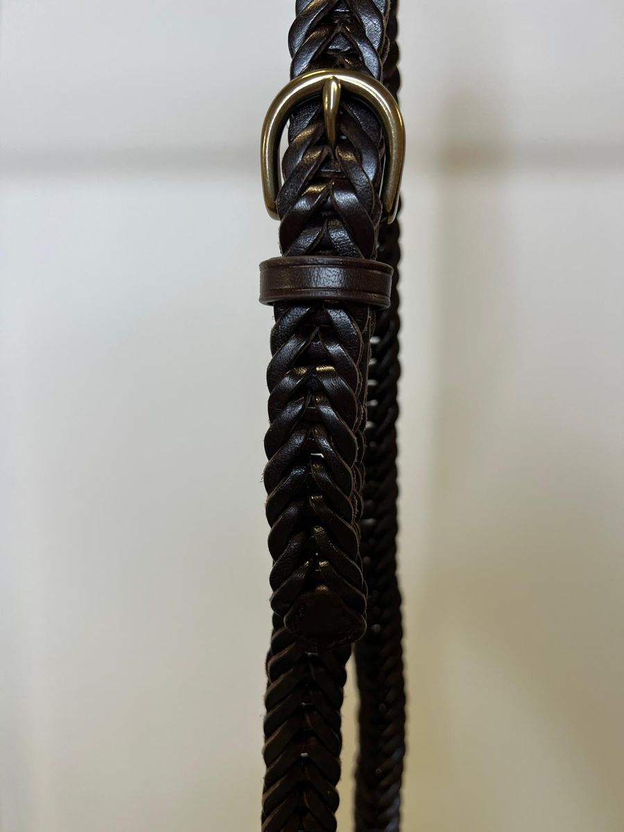 Belte Skinn 2 cm- Brun 90 cm  - Dragon Diffusion