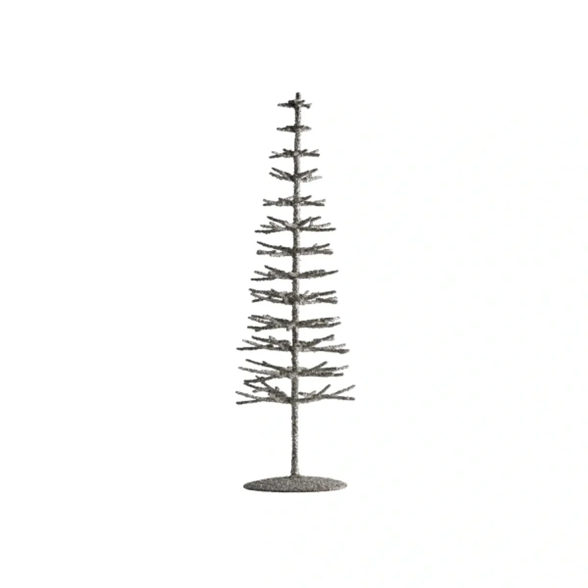 GLITTER CHRISTMAS TREE | IRON | H 30 CM DUSTPINETREE-M- Tine K Home