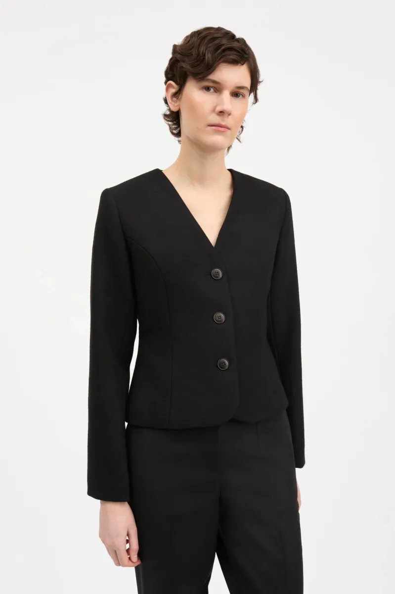 Adriane blazer  - Svart  Skall Studio