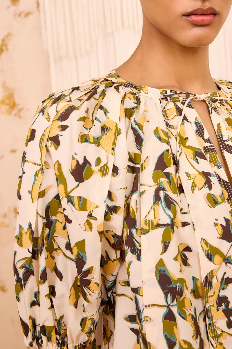 Loli Short Sleeve Blouse - Luce Lucent  - Ulla Johnson 