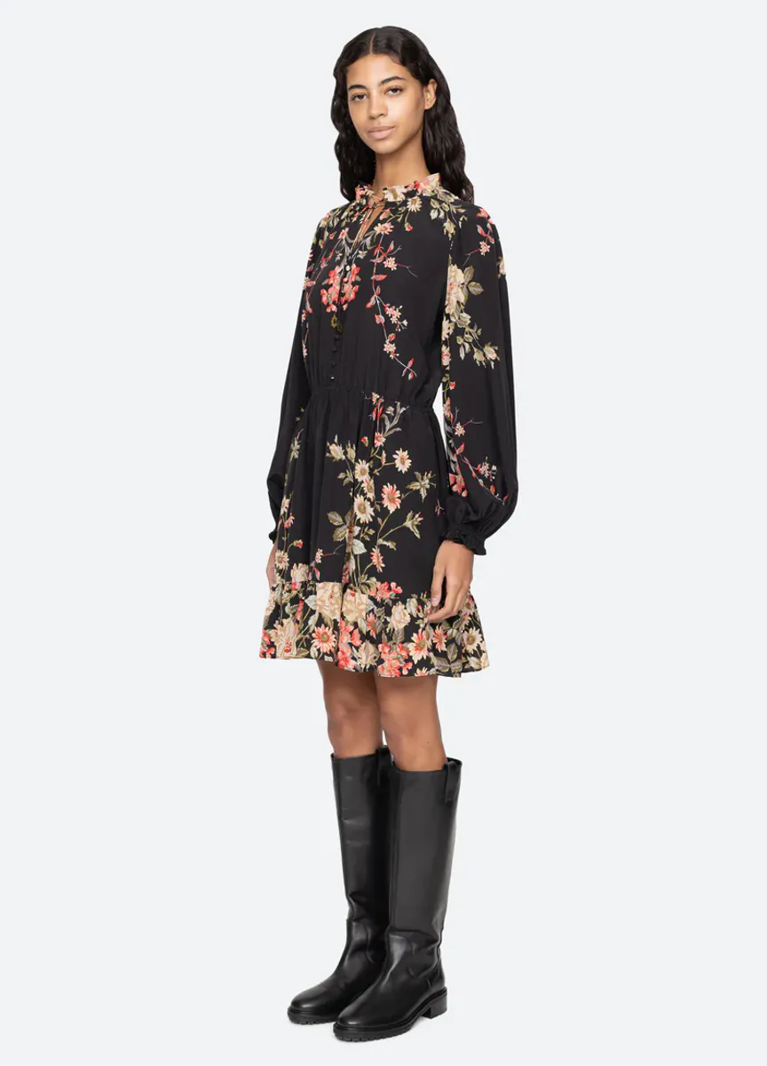 Jolie Mini Dress Black/multi - Sea New york