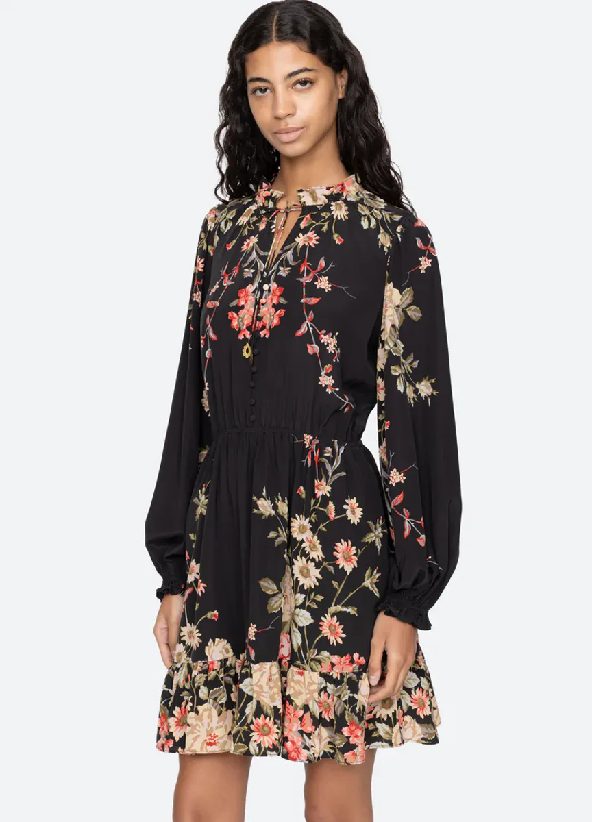 Jolie Mini Dress Black/multi - Sea New york