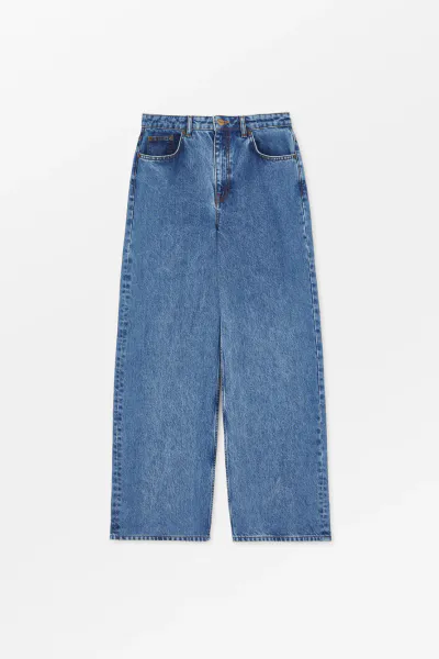 Hovedbilde Willow wide jeans - Washed mid blue - Skall ...