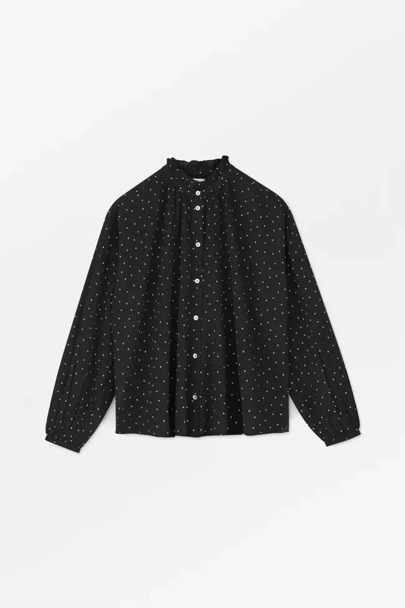 Hannah shirt - Black/white - Skall Studio